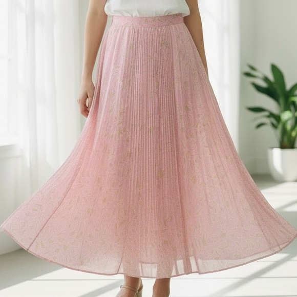 Soft Surroundings Dresses & Skirts - Soft Surroundings Light and Airy Pink Maxi Skirt, XLT